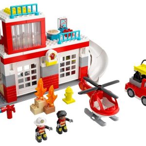 LEGO DUPLO QUARTEL BOMBEIROS E HELICOPTERO 10970
