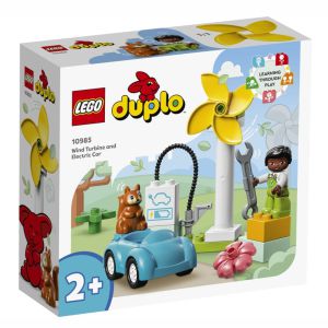 LEGO DUPLO TURBINA EÓLICA E CARRO ELÉTRICO 10985