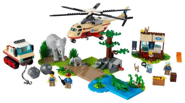 LEGO CITY OPERAÇÃO SALVAMENTO ANIMAIS SELVA 60302