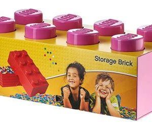 CAIXA GUARDA LEGO BRICK 8 ROSA 40041740