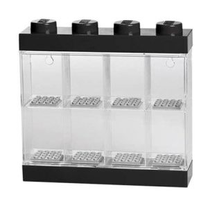 CAIXA VITRINA LEGO 8 MINIFIGURAS NEGRA 40650003