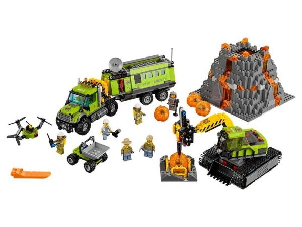 LEGO CITY BASE DE EXPLORAÇÃO DO VULCÃO 60124