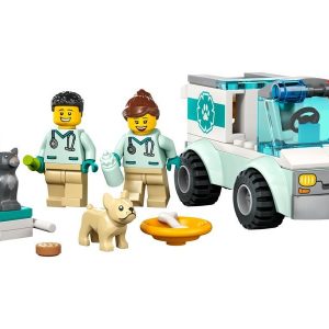 LEGO CITY RESGATE NA CARRINHA DOS VETERINARIOS 60382