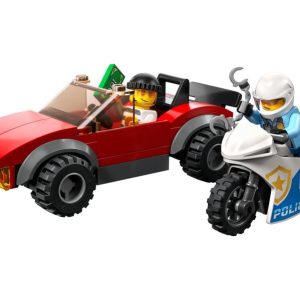 LEGO CITY PERSEGUI.DE CARRO COM MOTO POLICIA 60392