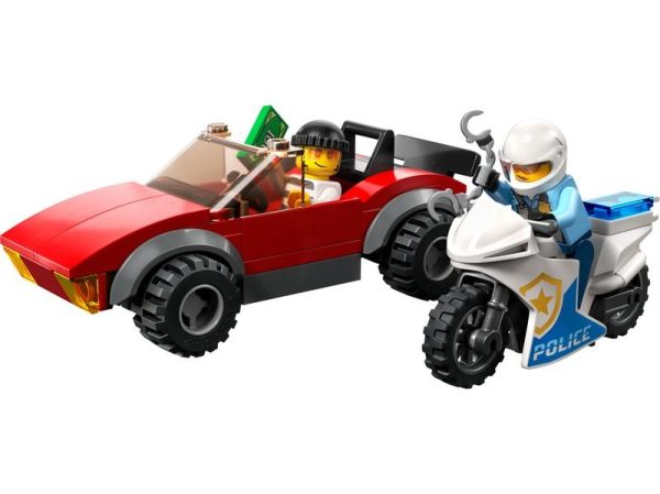 LEGO CITY PERSEGUI.DE CARRO COM MOTO POLICIA 60392
