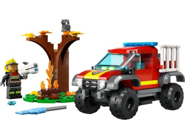 LEGO CITY CAMIÃO 4X4 DE RESGATE BOMBEIROS 60393